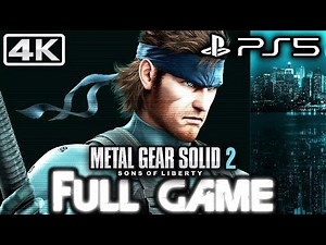 METAL GEAR SOLID 2: SONS OF LIBERTY Gameplay Walkthrough FULL GAME (4K 60FPS) No Commentary