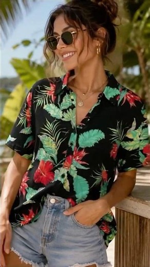 🌴🌺😎Hawaiian Shirt Outfit Ideas You’ll Actually Wear in Summer 2026 🌺 #fashion #shorts #80smusic