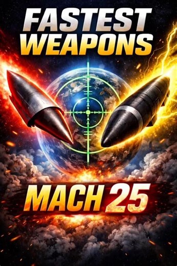 “Fastest Weapons Ever Created (Mach 25). Top 10 Fastest Missiles in the World.