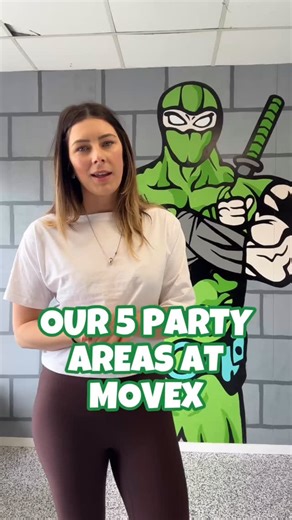 Planning a birthday? 🎁🎉 MoveX makes it easy with our FIVE unique party spaces. From more private areas for larger groups to open spaces that are perfect for loud, high-energy parties. No matter your child’s vibe, there’s a space that fits. Arrive, celebrate, and leave the setup to us. Book your party now, weekends go fast! | MoveX Christchurch