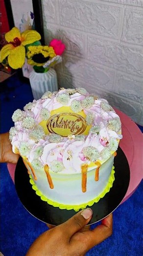 Amazing Birthday Cake Decoration 🎂 | Easy Chocolate Drip Cake Design at Home #birthdaycake #cakeart