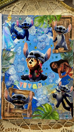 ASMR journal Lilo & Stitch with Liene PixCut S1 Photo Sticker Printer and Cutter🌺🌴🌊🏖️🩵 Official store: https://liene-life.com/nujDYv 🎉 Use code PIXCUT10 to get 10% off✨ Amazon store: https://amzn.to/44l3zXZ Use code 10PIXCUT to get 10% off✨ You can also find the discount link and code in my bio! 💌 ✨I used the Liene PixCut S1 to create custom Lilo & Stitch stickers for this journaling spread! It’s an all-in-one printer and cutter that made the whole process super quick and satisfying — fro