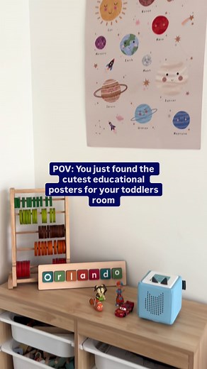 Colorful Kadink Wall Charts for Kids' Rooms