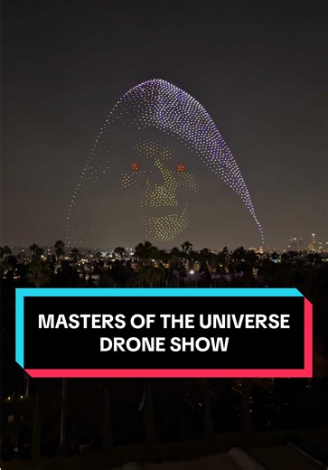 I AM SO HYPED TO SEE MASTERS OF THE UNIVERSE @mastersmovie @Amazon MGM Studios #MastersOfTheUniverse #Skeletor #Heman #droneshow