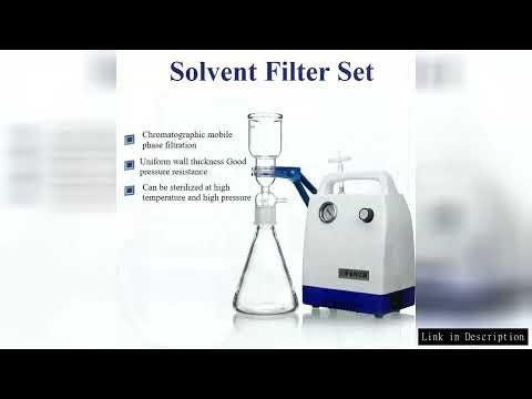 Solvent Filter 1000 2000ml Sand Core Filter Device 1L 2L Oil-free Vacuum Pump KP-? Lab Liquid Chroma