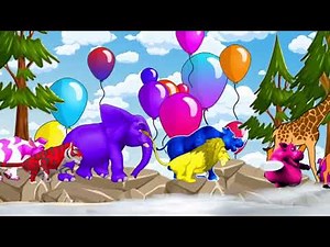 The Colours Song | Animal Colours Song For Children | Learn Colours For Kids |
