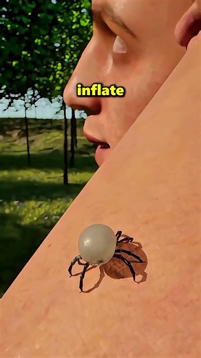 Ticks can explode if they drink too much blood 🤯