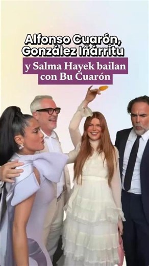 🎬 Salma Hayek, Alfonso Cuarón e Iñárritu sorprenden bailando con Bu Cuarón en Londres