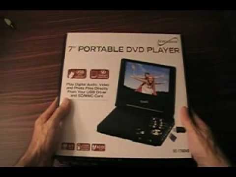SUPERSONIC Portable DVD Player Model SC-178 DVD (Small Review)