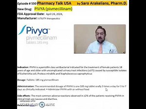 New Treatment for Uncomplicated Urinary Tract Infections (uUTI) | PIVYA (pivmecillinam)