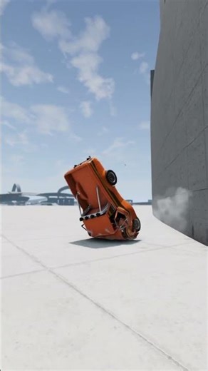 Cars at full speed VS A wall #beamng #beamngcrashes #beamngdrive