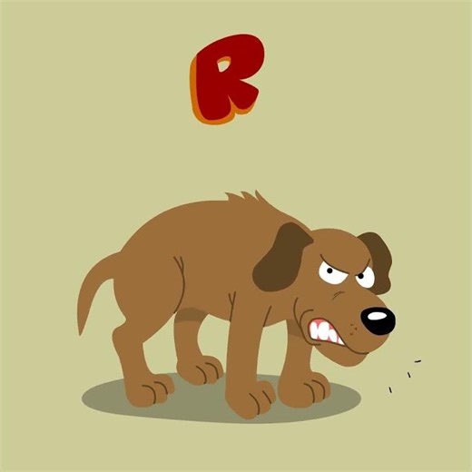 Som da letra R (forte) - o alfabeto - sons das letras- método das onomatopeias