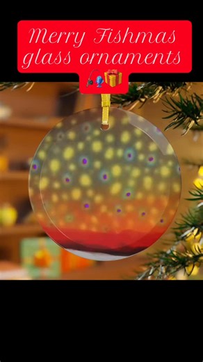I just released a new line of glass fishing ornaments, each one inspired by my watercolor & acrylic painted trout patterns and classic fly designs. They sparkle beautifully under tree lights and make the perfect gift for anglers, fly tiers, outdoor lovers, or anyone who appreciates unique holiday art. Choose from: 🎣 Brook Trout Pattern Ornament 🎣 Brown Trout Ornament 🎣 Cuthroat Trout Pattern Ornament 🎣 Golden Trout Pattern Ornament 🎣 Plaid Trout Ornament. 🎣 Rainbow Trout Plaid Ornament 🎣 