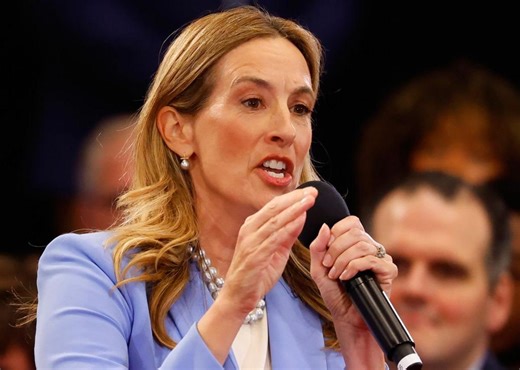 How is Mikie Sherrill's husband involved in Navy cheating scandal?