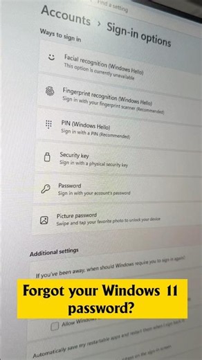 Forgot your windows password? ! #new #windows #tipsntricks #computer #tech #tips