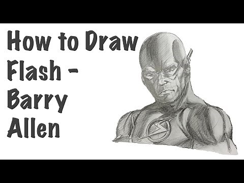 How to Draw Flash - Barry Allen