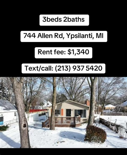 Dream Home with Spacious Basement and Deck in Ypsilanti