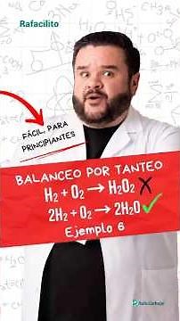 Balanceo por tanteo paso a paso. Ejemplo 6: La Fotosíntesis