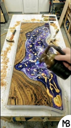 Mind-Blowing Epoxy Countertop Kitchen Transformation #diy #renovation #satisfying