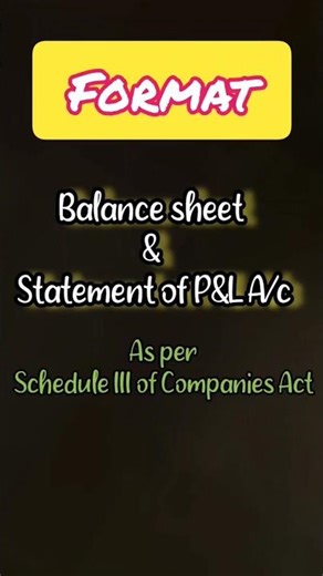BALANCE SHEET Format #balancesheet #format #cbse #class12 #ca #cs #cma #ytshorts