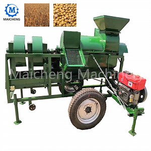 [Hot Item] Automatic Large Capacity Soybean Thresher Soybean Shelling Machine