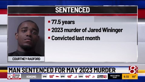 Man sentenced for May 2023 murder in Pendleton