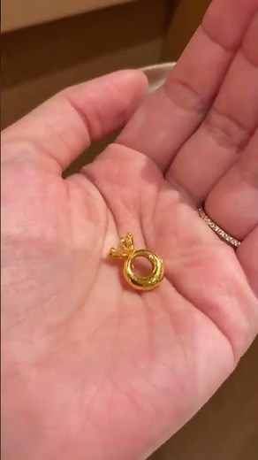 Beautiful 0.6 Gram Diamond Ring Pendant ✨ Elegant Gold Jewelry Design