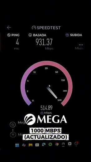 MEGACABLE 1000 MBPS (ACTUALIZADO) | SPEEDTEST #megacable #speedtest