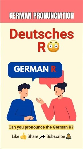 German R – many people say it wrong 😬