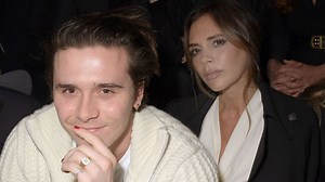 Celebrity cook Brooklyn Beckham makes a fish and chips sandwich