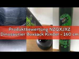 Produktbewertung NZQXJXZ Dinosaurier Boxsack Kinder - 160 cm freistehender Boxsack Stehend mit Boxha
