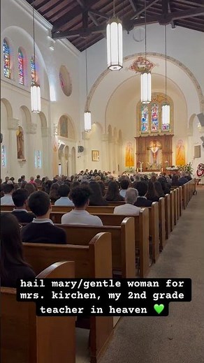 hail mary/gentle woman for mrs. kirchen #hymn #catholic #christtheking