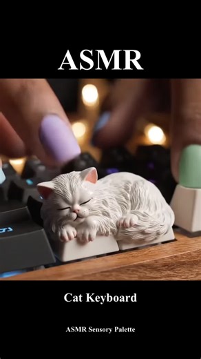 Experience Calming Cat Keyboard ASMR Sounds