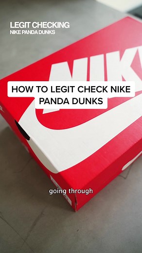 How to Legit Check Nike Panda Dunks at Prior Store