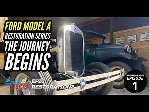 1930 Model A Ford Restoration | Build - Ep. 1 The Journey Begins | Epic Neon | Epic Restorationz