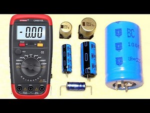 Look inside the capacitor measurement UYIGAO UA6013L