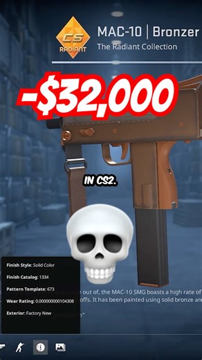 $32,000 loss on a CS skin #csgo #cs2 #counterstrike #gaming
