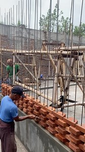 673K views · 4.3K reactions | 隣 Interesting process! Thoughts about this brick wall design with fluent details? The wall design and implementation by architect Jiwangga Putra D masjiwa for @omahragga. #brick #bricks #brickarchitecture #brickwall #details #facade #facadedesign #tropical #tropicalarchitecture #brickbybrick #wall #walldecor #architects_need | Architects need | Facebook