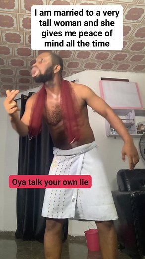 My wife is the tallest and peaceful woman ever 😩, oya join the queue if you sabi lie 😋 | DaddyTrevor Official