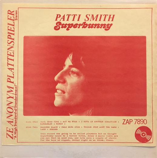 Patti Smith - Superbunny