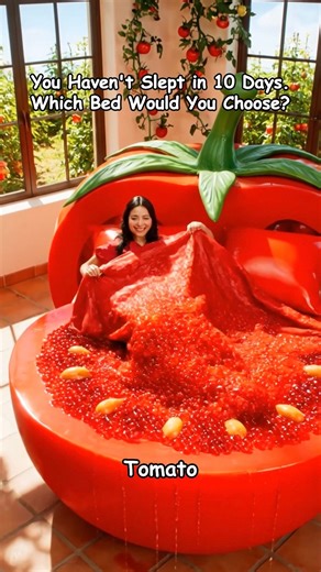 40K reactions · 950 shares | You haven’t slept in 10 days… Which Veggie Bed Would You Sleep In? ✨ #asmr #aiasmr #oddlysatisfying #relax #sleep | Hush AI ASMR | Facebook