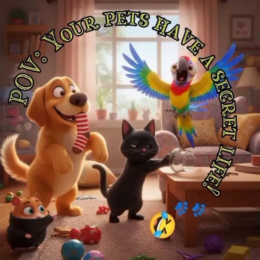 POV: Pets Have a Secret Life at 3AM! 🐾🤣