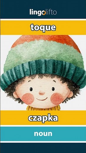 🇬🇧🇵🇱 toque - czapka : learn English : Uczmy się angielskiego : vocabulary builder