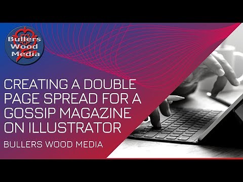 Creating a double page spread for gossip magazines in Illustrator