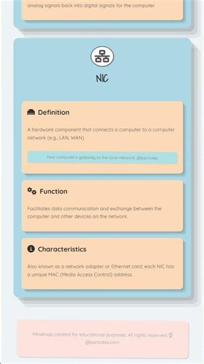 Network Interface Components NICs, Modems within a standalone system context