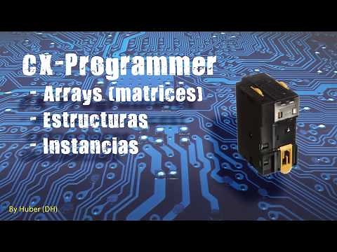 9# CX-Programmer: Arrays, structuras e instancias