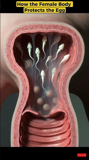 How the Female Body Protects the Egg | Sperm Selection & Fertilization Explained in 3D
