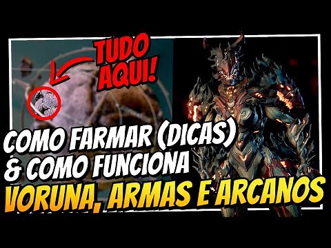 TUDO QUE VOCÊ PRECISA SABER! FARM DA VORUNA, ARMAS E ARCANOS NOVOS! - Presa da Lua | Warframe