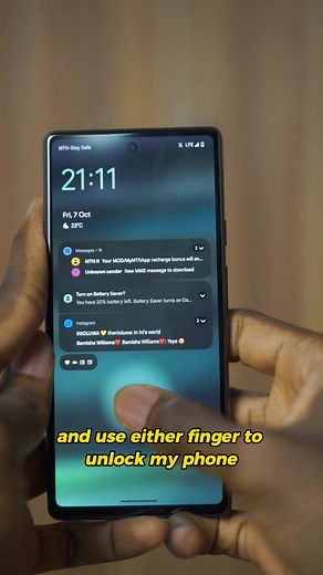 Did you know about this fingerprint scanner trick? #android #iphone #fingerprint #touchid #fingerprintscanner #androidhacks #iphonetricks