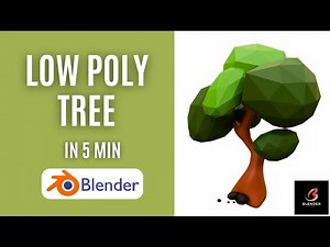 Create Low Poly Tree in Blender